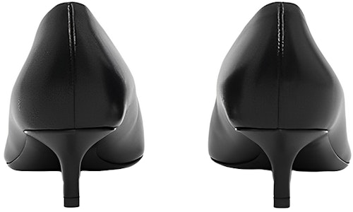 (W) Zapatos de Tacón Medio de Cuero Burberry 'Negro' 80562081 Purchase (W) Zapatos de Tacón Medio de Cuero Burberry 'Negro' 80562081