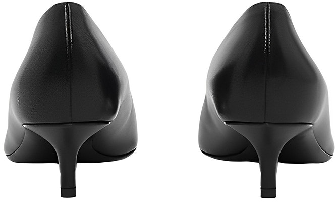 (Women) Burberry Leather Mid-Heel Pumps 'Black' 80562081 Purchase (Women) Burberry Leather Mid-Heel Pumps 'Black' 80562081