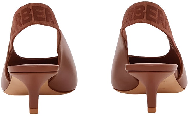 (W) Zapatos Burberry de Tacón Medio de Cuero 'Tan' 80558741 Lookbook (W) Zapatos Burberry de Tacón Medio de Cuero 'Tan' 80558741