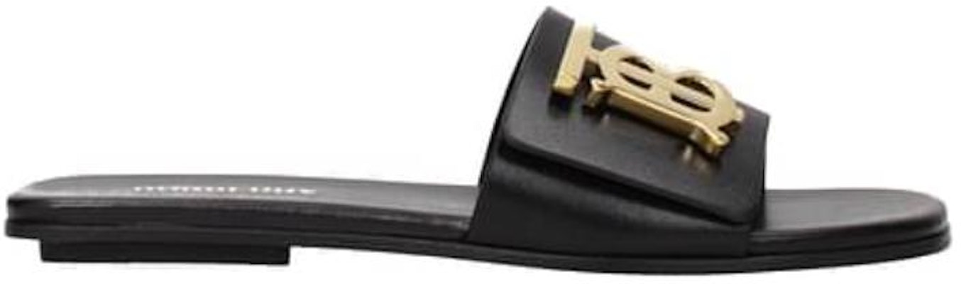 (W) Sandalias Burberry de Cuero Abierto en Punta 'Negro'. 80572541 Order (W) Sandalias Burberry de Cuero Abierto en Punta 'Negro'. 80572541