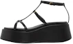 Buy (Women) Burberry Leather Platform Sandal 'Black Fashion' 80576941