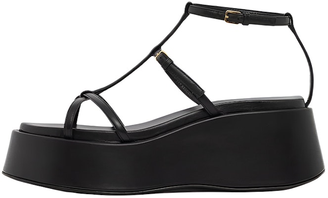 (Women) Burberry Leather Platform Sandal 'Black Fashion' 80576941 Buy (Women) Burberry Leather Platform Sandal 'Black Fashion' 80576941
