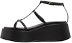 Buy (Women) Burberry Leather Platform Sandal 'Black Fashion' 80576941