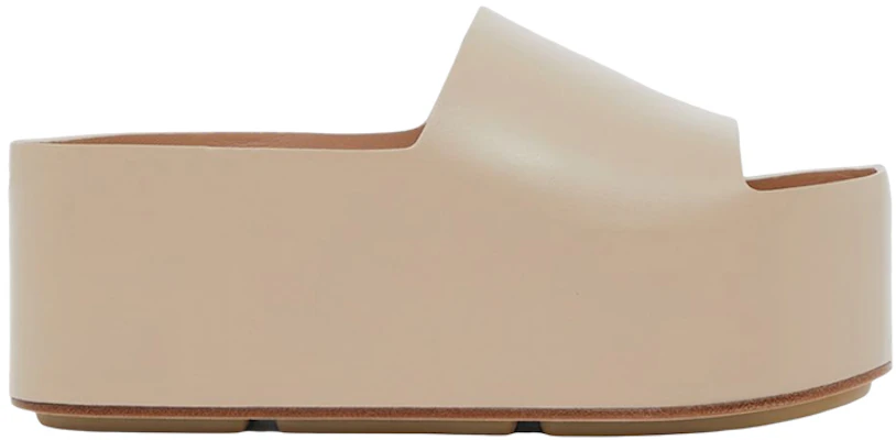 (W) Sandalias de Plataforma de Cuero Burberry 'Soft Fawn' 80565911 Order (W) Sandalias de Plataforma de Cuero Burberry 'Soft Fawn' 80565911