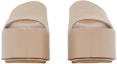 Lookbook (Women) Burberry Leather Platform Sandal 'Soft Fawn' 80565911
