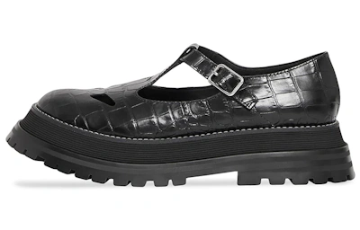 (Women) Burberry Leather Platform Sneaker 'Black Fashion'