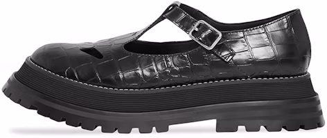 (Women) Burberry Leather Platform Sneaker 'Black Fashion' 8035539 (Women) Burberry Leather Platform Sneaker 'Black Fashion' 8035539