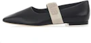Buy (Women) Burberry Leather Point-Toe Slip-On 'Black' 8015461
