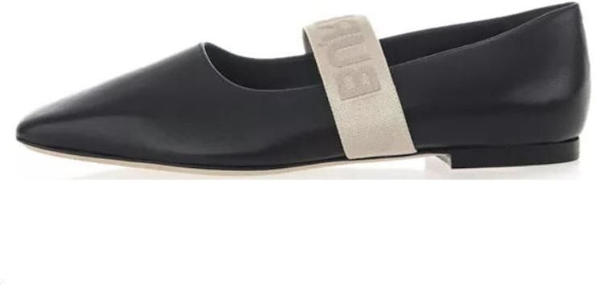 (Women) Burberry Leather Point-Toe Slip-On 'Black' 8015461 Buy (Women) Burberry Leather Point-Toe Slip-On 'Black' 8015461