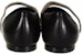 (W) Burberry Kulit Slip-On Hujung Runcing 'Hitam' 8015461