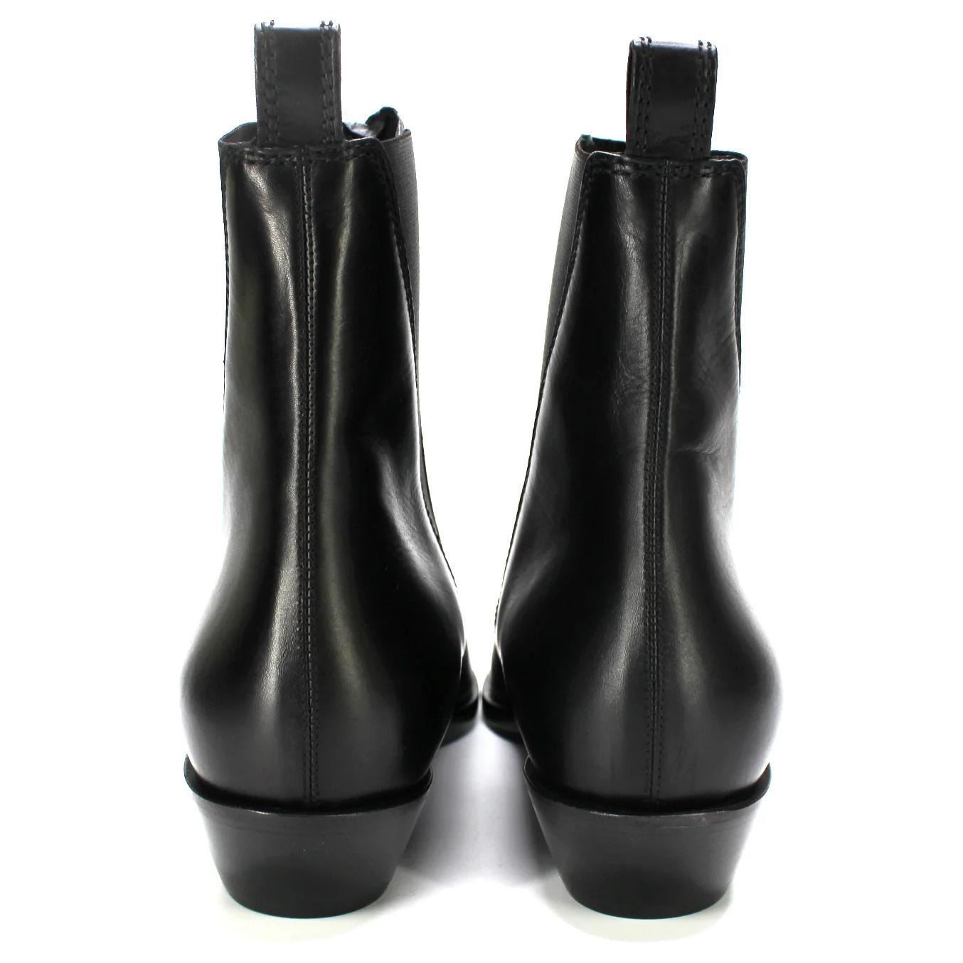 Shop (W) 버버리 가죽 첼시 부츠 (블랙) 80352331