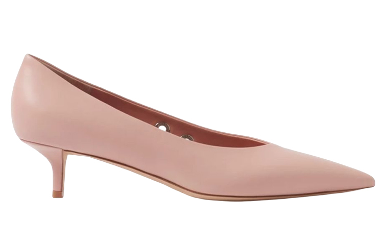 (W) Burberry Leather Pointed-Toe Stiletto 'Dark Pink' 圖 2