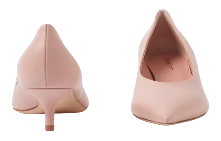 (W) Burberry Leather Pointed-Toe Stiletto 'Dark Pink' 圖 4