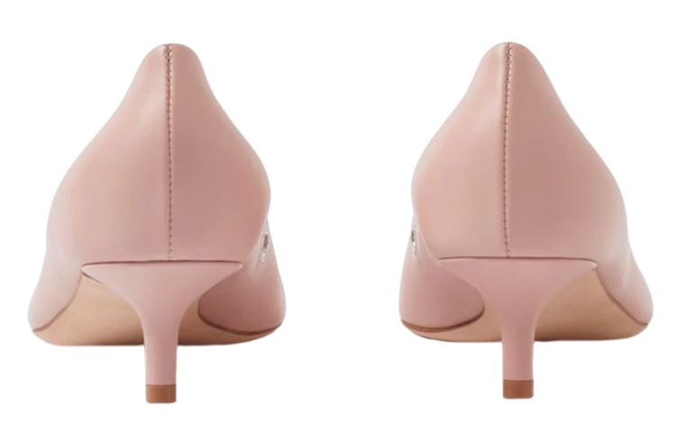 (W) Burberry Leather Pointed-Toe Stiletto 'Dark Pink' 圖 5
