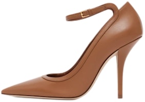 (Women) Burberry Leather Pointed-Toe High Heels 'Brown' 80541121 (Women) Burberry Leather Pointed-Toe High Heels 'Brown' 80541121