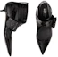 Shop (W) バーバリー レザー ポインテッドトゥ キトンヒール (黒) 80601401