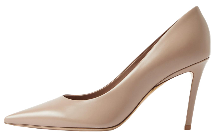 (Women) Burberry Leather Pointed Toe Slip-On Stiletto 'Pink' 80727901