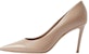 (W) Burberry Kasut Kulit Slip-On Tumit Tinggi Runcing 'Pink' 80727901