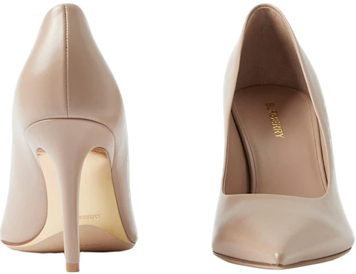 (Women) Burberry Leather Pointed Toe Slip-On Stiletto 'Pink' 80727901 Shop (Women) Burberry Leather Pointed Toe Slip-On Stiletto 'Pink' 80727901