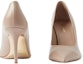 Shop (W) Burberry Kasut Kulit Slip-On Tumit Tinggi Runcing 'Pink' 80727901