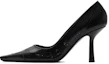 Buy (W) Burberry Sepatu Hak Tinggi Kulit 'Stiletto Hitam Elegan' 80802781