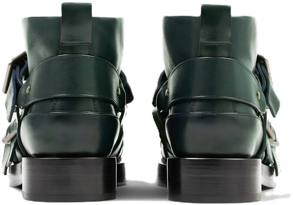 (Women) Burberry Leather Round-Toe Ankle Boot 'Green' 80773771 Shop (Women) Burberry Leather Round-Toe Ankle Boot 'Green' 80773771