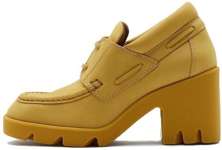 women-burberry-leather-round-toe-loafers-yellow-80747251