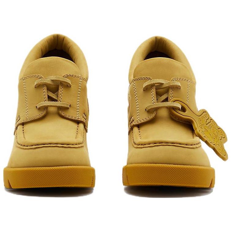 Order (W) Burberry Kasut Loafer Kulit Hujung Bulat 'Kuning' 80747251