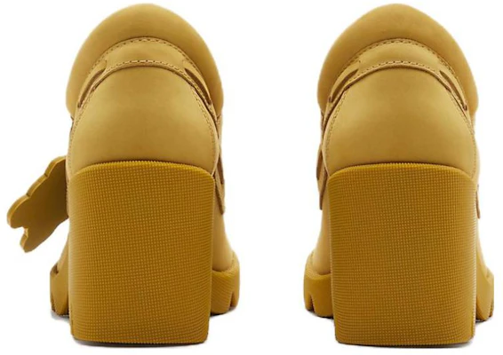 (W) Burberry Kasut Loafer Kulit Hujung Bulat 'Kuning' 80747251 Shop (W) Burberry Kasut Loafer Kulit Hujung Bulat 'Kuning' 80747251