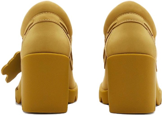 (W) Burberry Sepatu Loafers Kulit Ujung Bulat 'Kuning' 80747251 Shop (W) Burberry Sepatu Loafers Kulit Ujung Bulat 'Kuning' 80747251