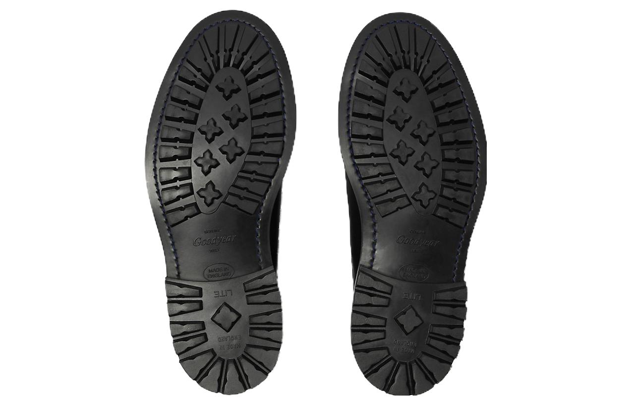 Purchase (W) Botas Chelsea de Piel Burberry Punta Redonda Slip-On 'Negro' 80757711