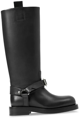 (W) Botte Haute en Cuir Burberry Saddle ''Noir'' 8075379 Order (W) Botte Haute en Cuir Burberry Saddle ''Noir'' 8075379