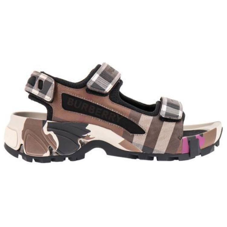 (W) Burberry Leather Sandal 'Brown Casual' 圖 2