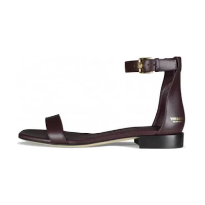 (W) Burberry Leather Sandals 'Red Simplistic CMFT'