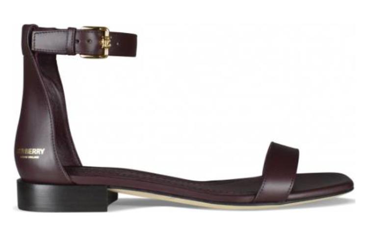 (W) Burberry Leather Sandals 'Red Simplistic CMFT' 圖 2