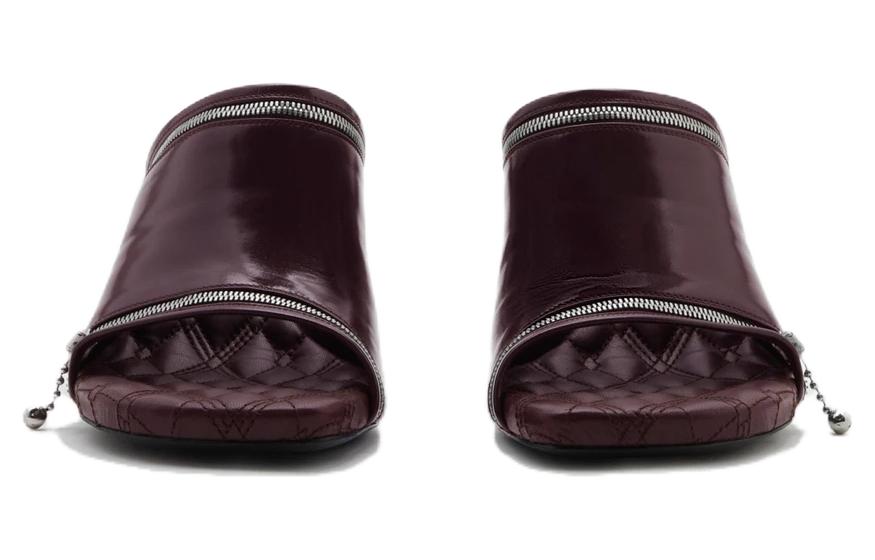 (W) Burberry Leather Slide 'Red Simple CMFT' 圖 2