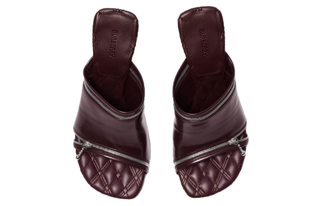 (W) Burberry Leather Slide 'Red Simple CMFT' 圖 3