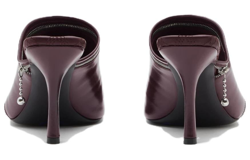 (W) Burberry Leather Slide 'Red Simple CMFT' 圖 4