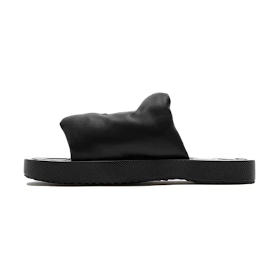 (W) Burberry Leather Slide 'Simple CMFT Black'