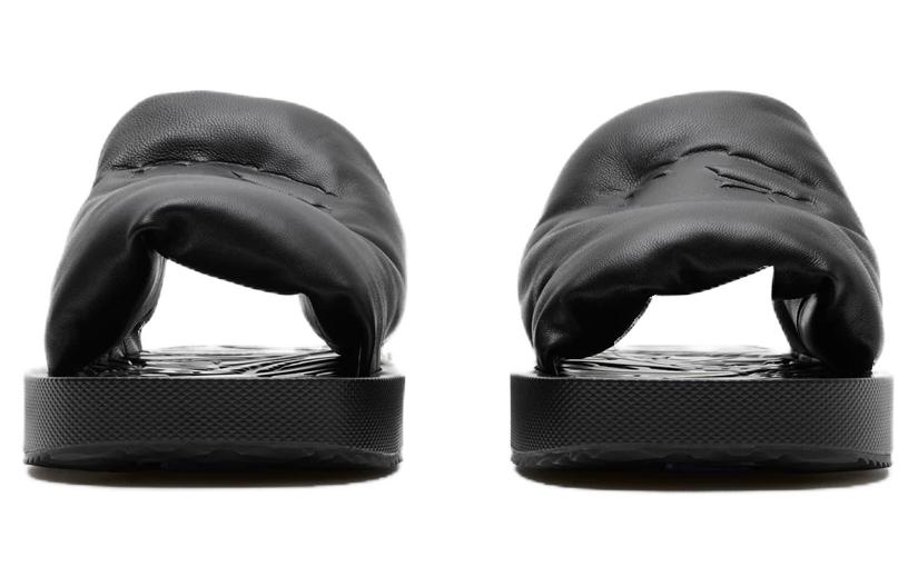 Order (Women) Burberry Leather Slide 'Simple Comfort Black' 80837741