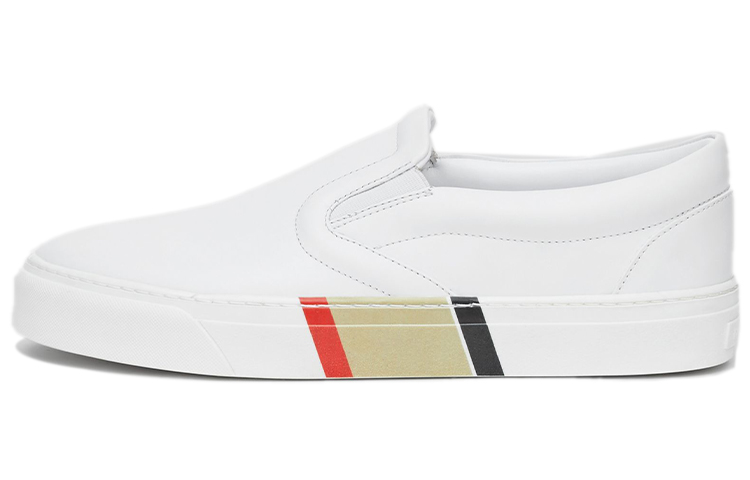 Buy (Women) Burberry Leather Slip-On 'Bio-Based Sole - Pure White' 80312241