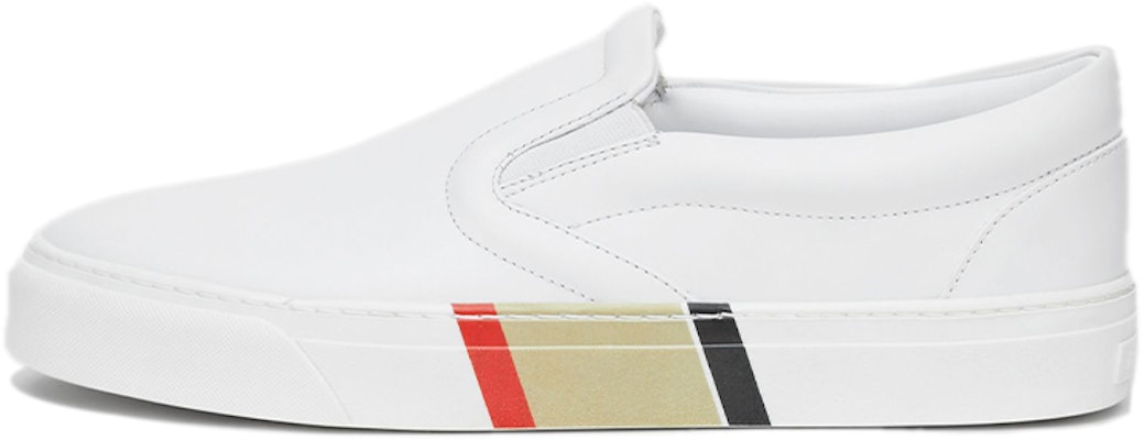 (Women) Burberry Leather Slip-On 'Bio-Based Sole - Pure White' 80312241 Buy (Women) Burberry Leather Slip-On 'Bio-Based Sole - Pure White' 80312241