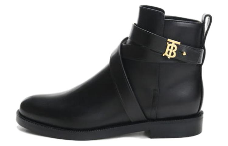 (Women) Burberry Leather Slip-On Boot 'Black Fashion' 80423701