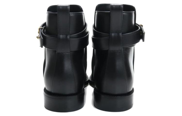 Lookbook (W) Burberry Leren Slip-On Laars ''Zwart Fashion'' 80423701