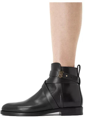 (W) Burberry Leren Slip-On Laars ''Zwart Fashion'' 80423701 Purchase (W) Burberry Leren Slip-On Laars ''Zwart Fashion'' 80423701