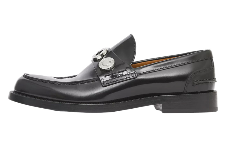 (W) Burberry Leather Sneaker 'Logo Black'