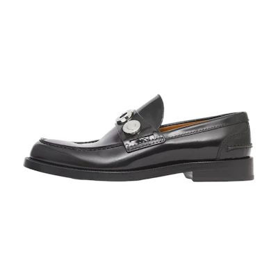 (W) Burberry Leather Sneaker 'Logo Black'