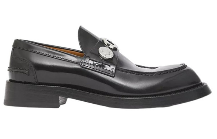 (W) Burberry Leather Sneaker 'Logo Black' 圖 2