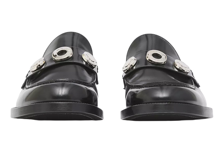 (W) Burberry Leather Sneaker 'Logo Black' 圖 3