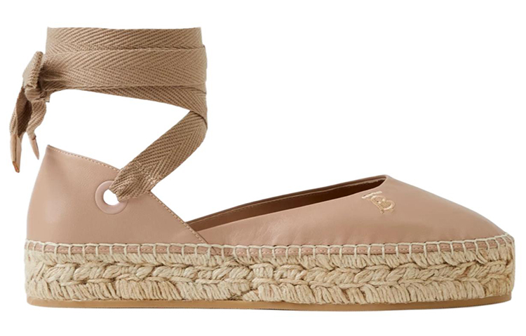 (W) Burberry Leather Sneaker 'Nude Logo' 圖 2